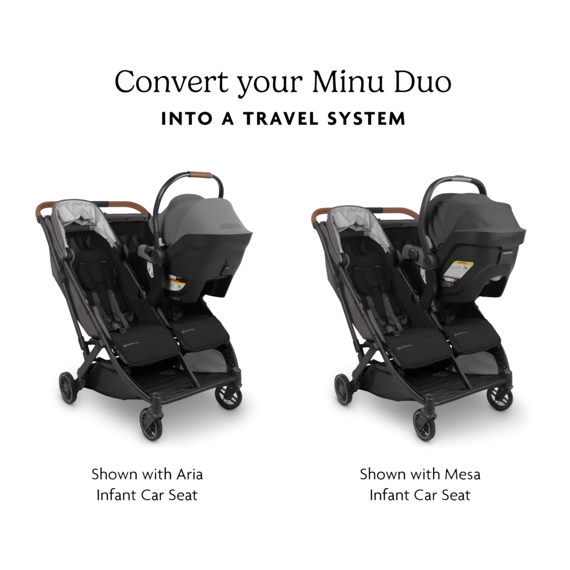 Adapters for Minu Duo (Mesa/Mesa V2, Mesa Max, Mesa i-Size, Aria)