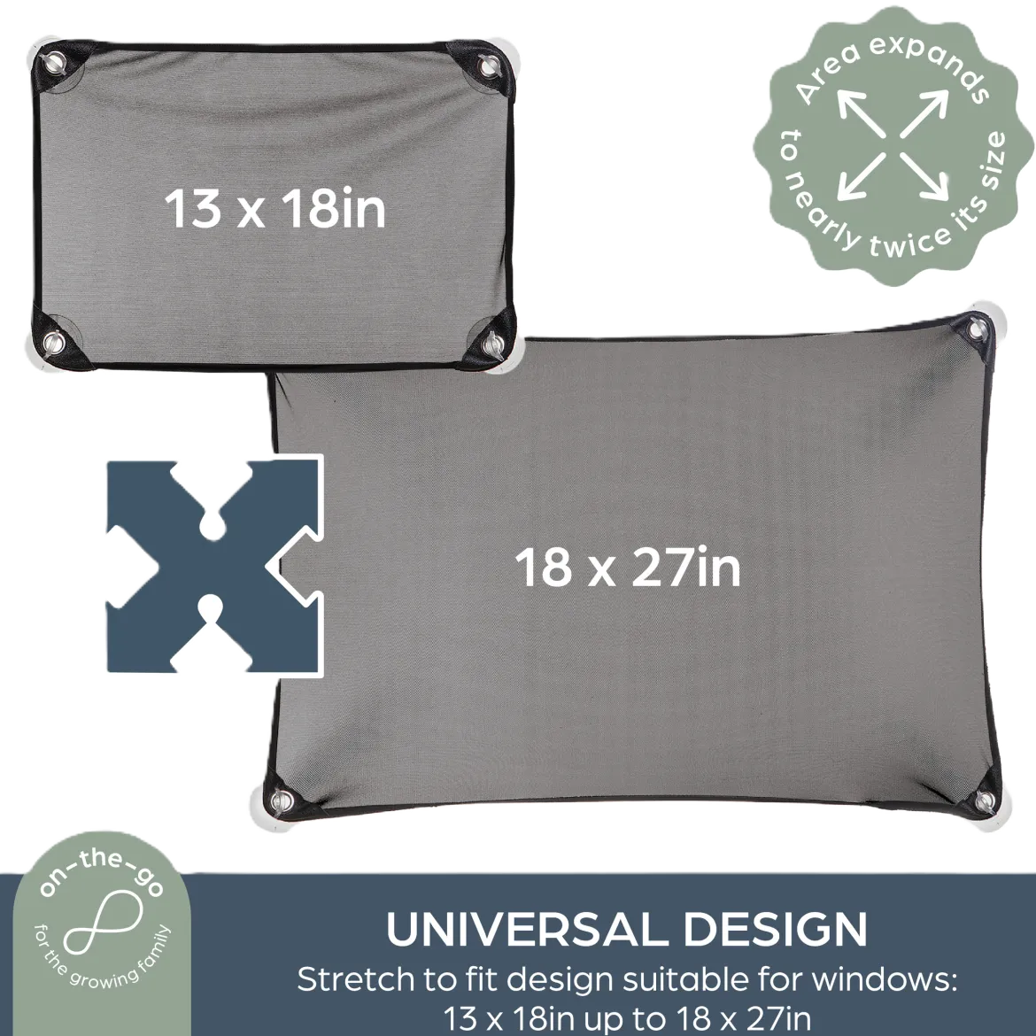 Adjusta-Car Shade Stretch-It, Shape-It, Fit-It (2 Pack)