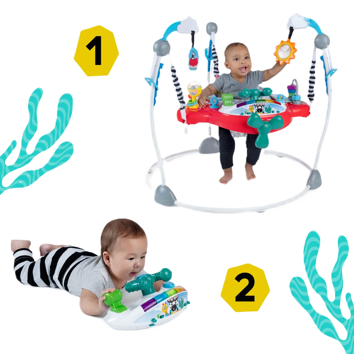 Airplane Adventure 2-in-1 Activity Jumper