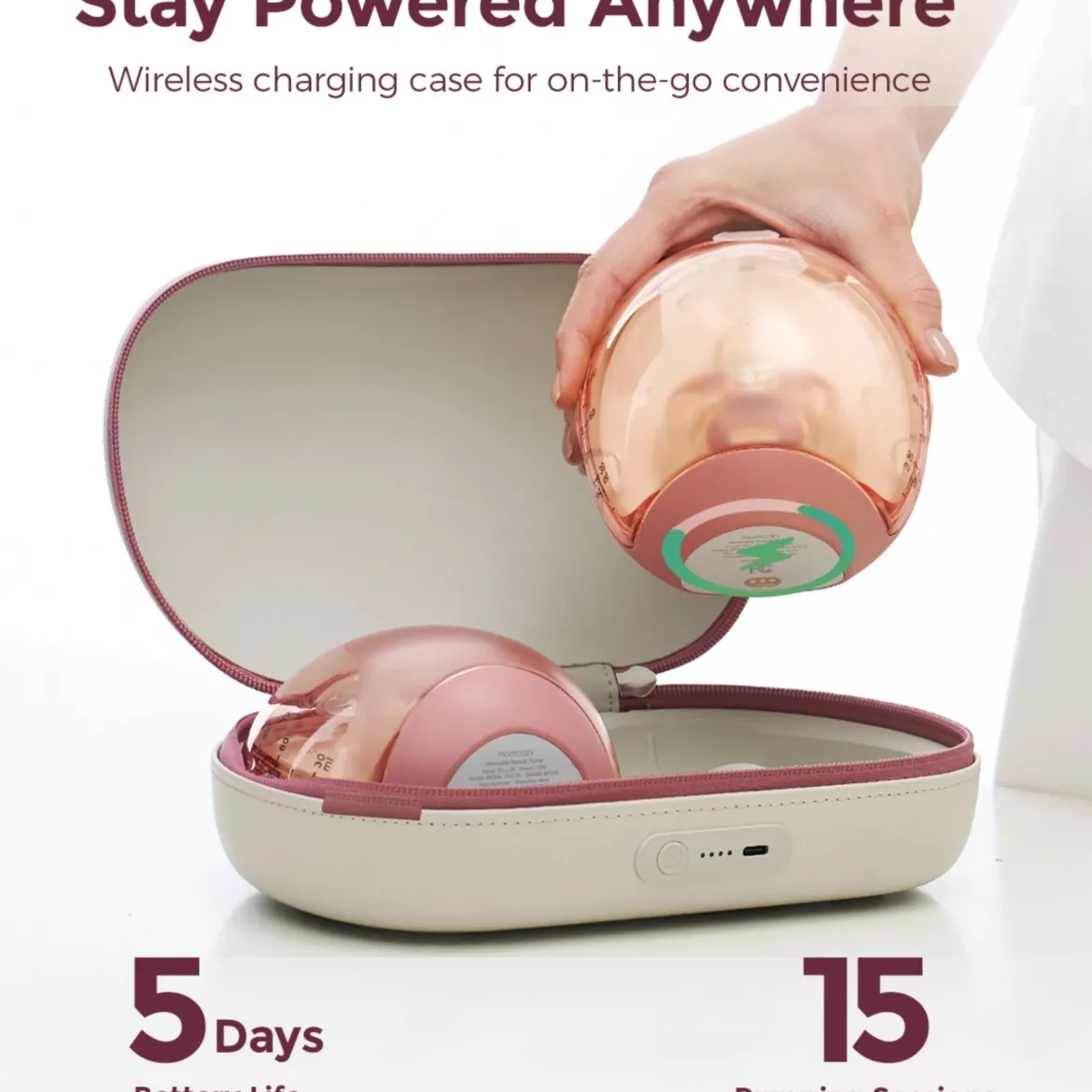 Air 1 Ultra-Slim Wearable Electric Breast Pump