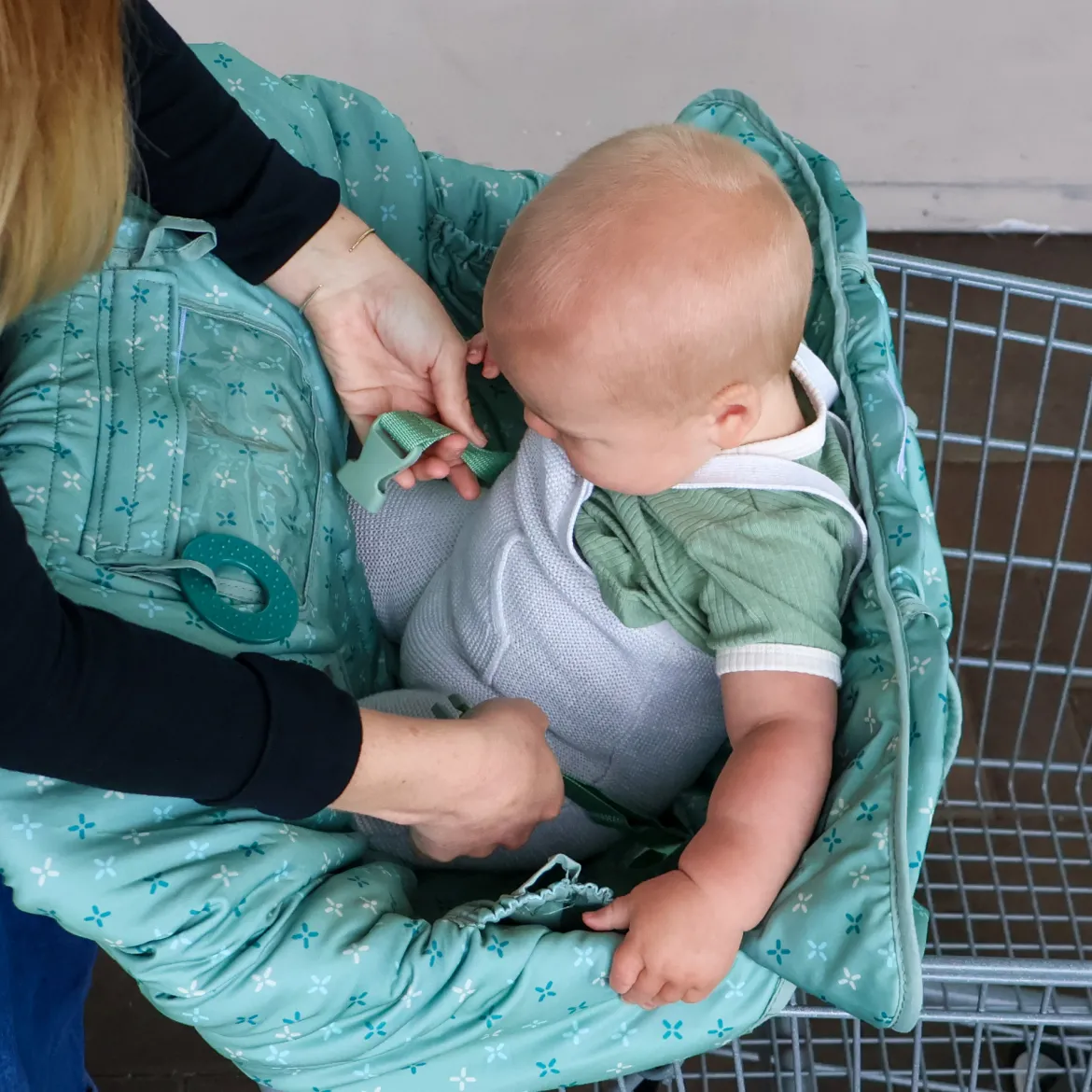 Antibacterial Compact Shopping Cart Cover