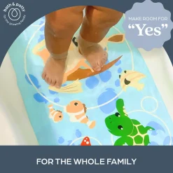 Anti-Slip Bath Mat with Too Hot Indicator