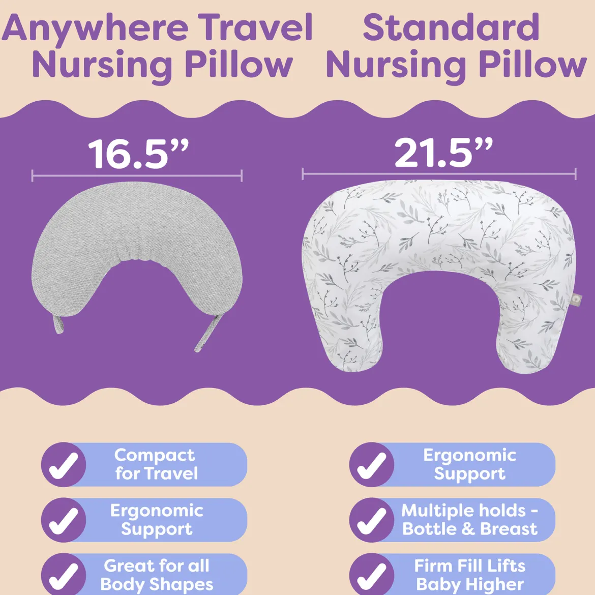 Anywhere Travel Nursing Pillow