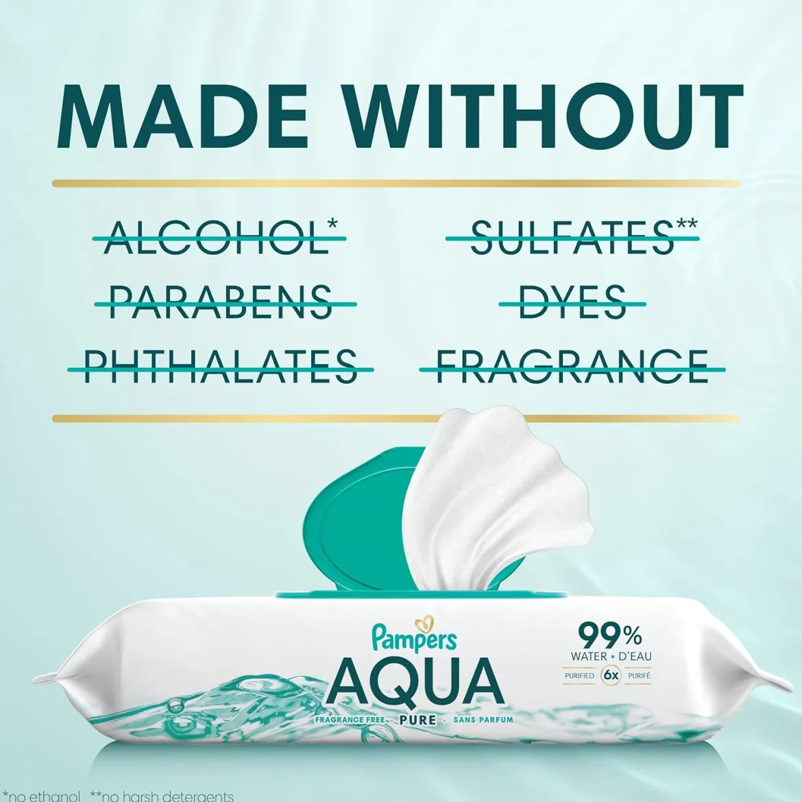 Aqua Pure Baby Wipes