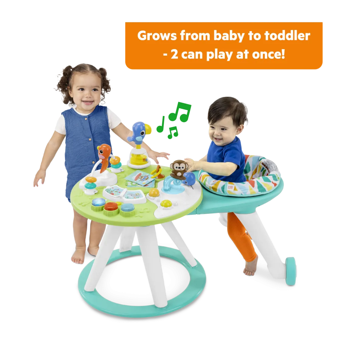 Around We Go 2-in-1 Walk-Around Baby Activity Center and Table