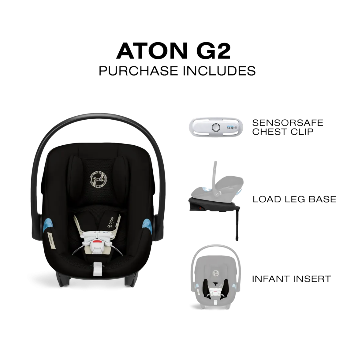 Aton G2 Infant Car Seat with Load Leg Base