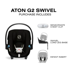 Aton G2 Swivel Infant Car Seat with Load Leg Base