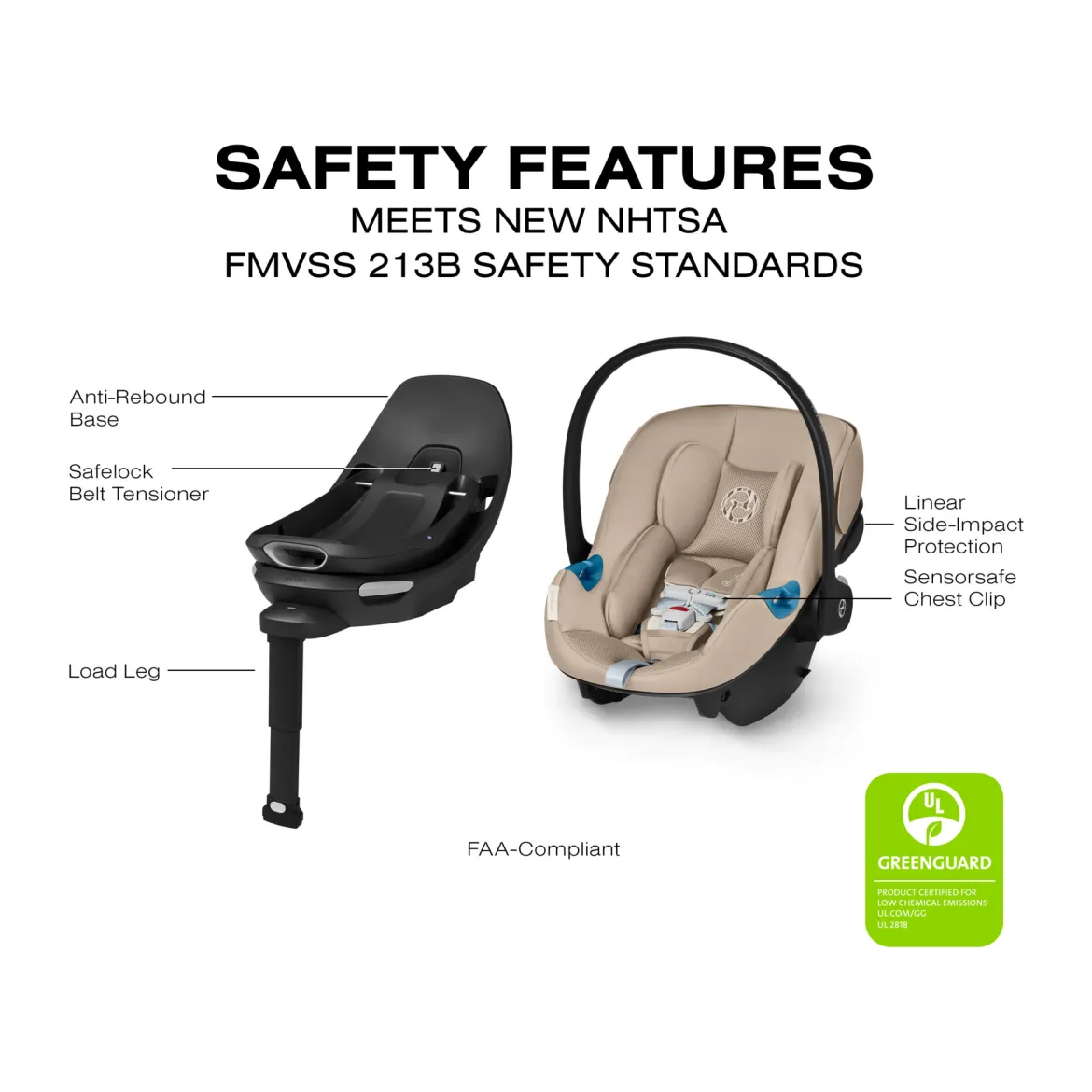 Aton G2 Swivel Infant Car Seat with Load Leg Base