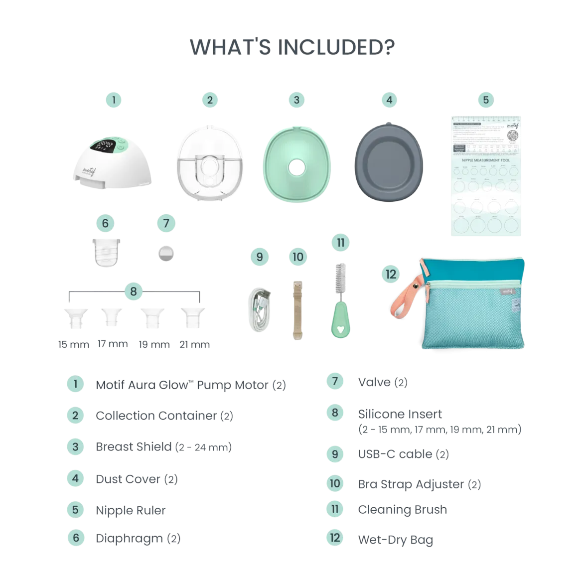 Aura Glow Wearable Breast Pump