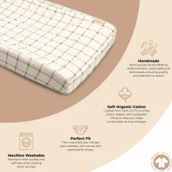 Avery Organic Cotton Change Pad Cover