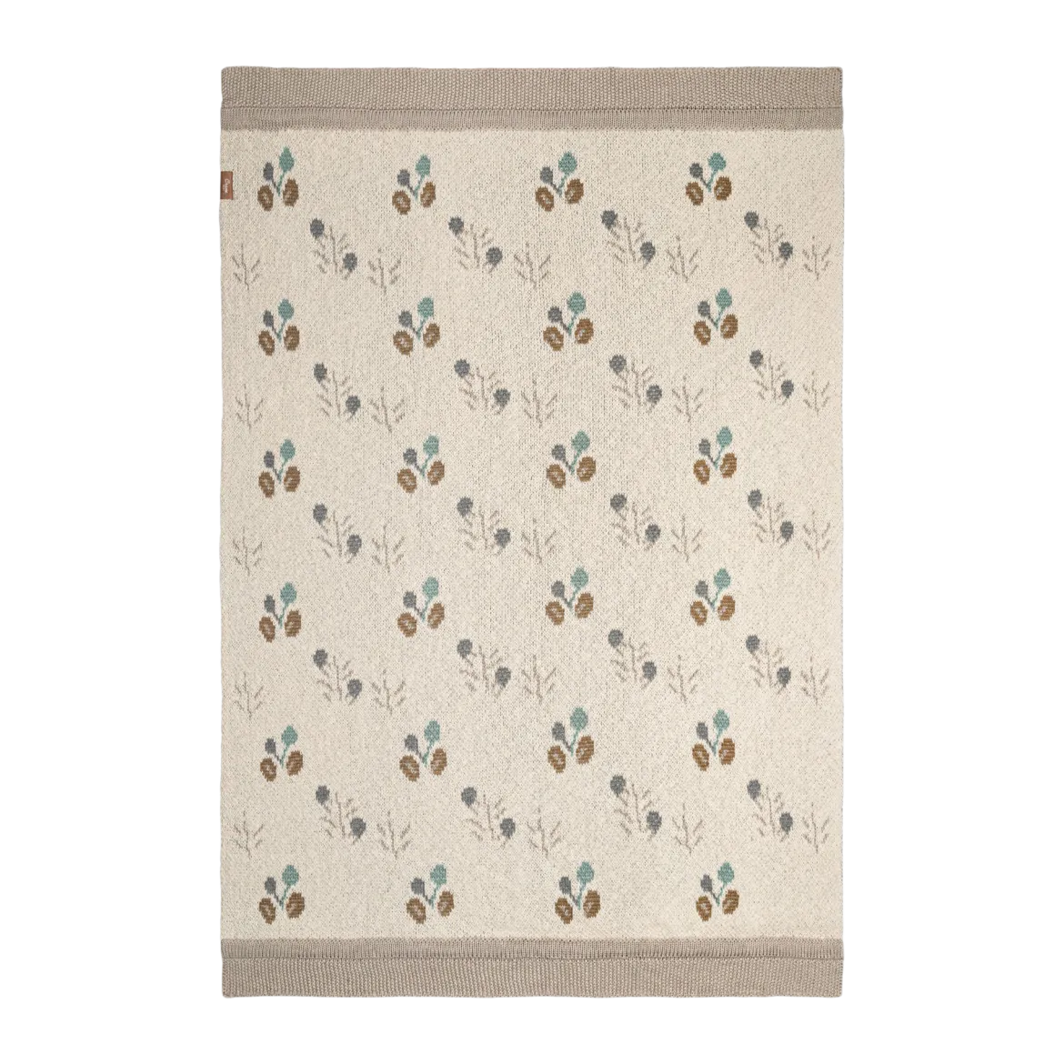 Avery Organic Cotton Knitted Baby Blanket