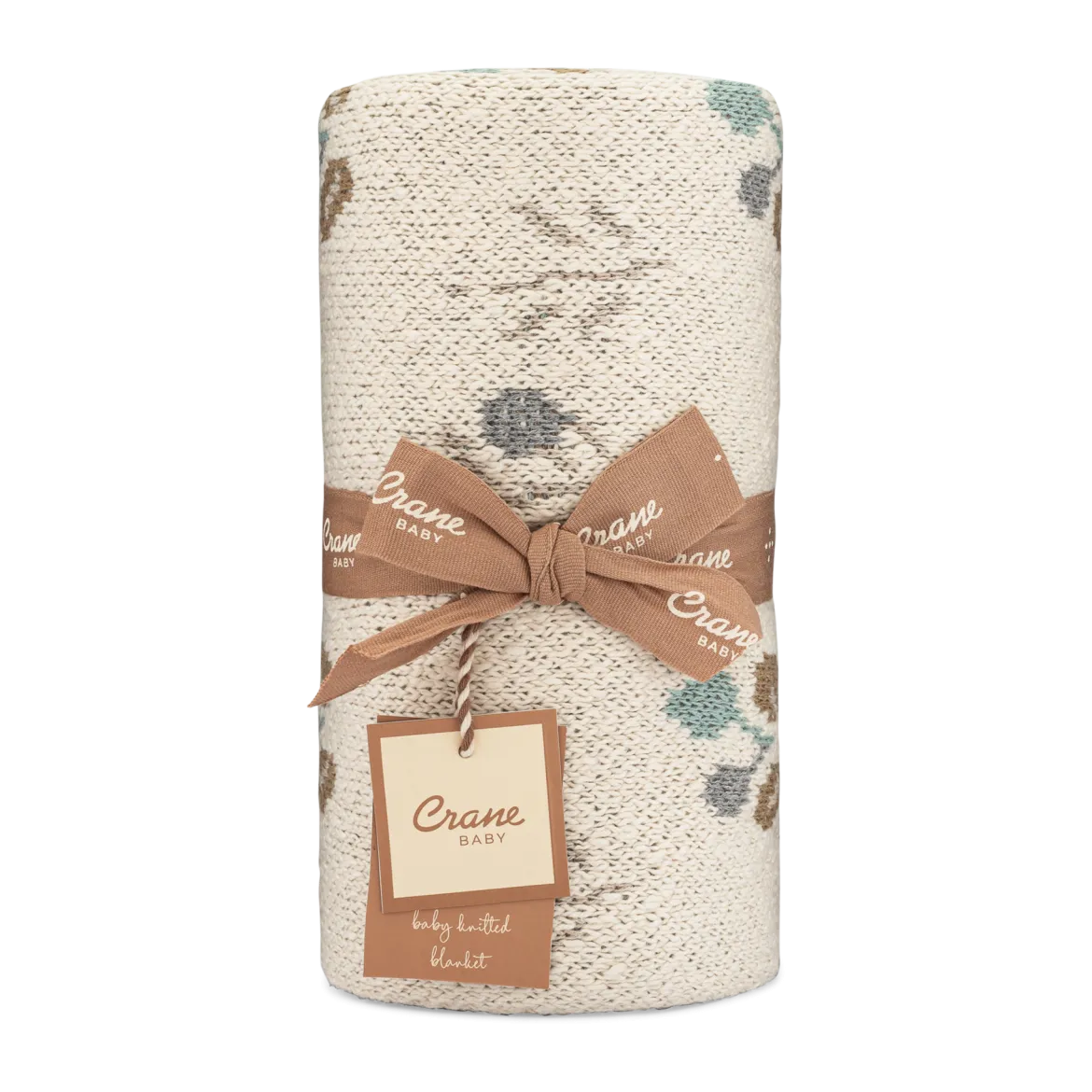 Avery Organic Cotton Knitted Baby Blanket
