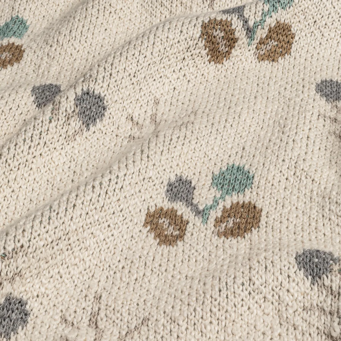 Avery Organic Cotton Knitted Baby Blanket