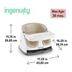 Baby Base 2-in-1 Feeding Booster and Floor Seat