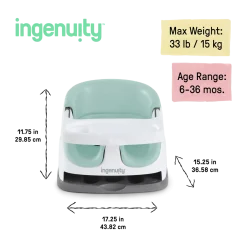 Baby Base 2-in-1 Feeding Booster and Floor Seat