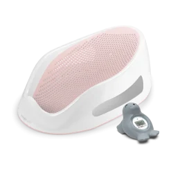 Baby Bath Support & Thermometer Gift Bundle