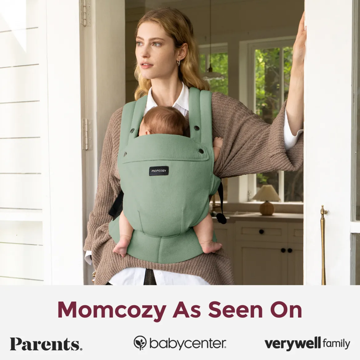 Baby Carrier with Natural Cotton Linen
