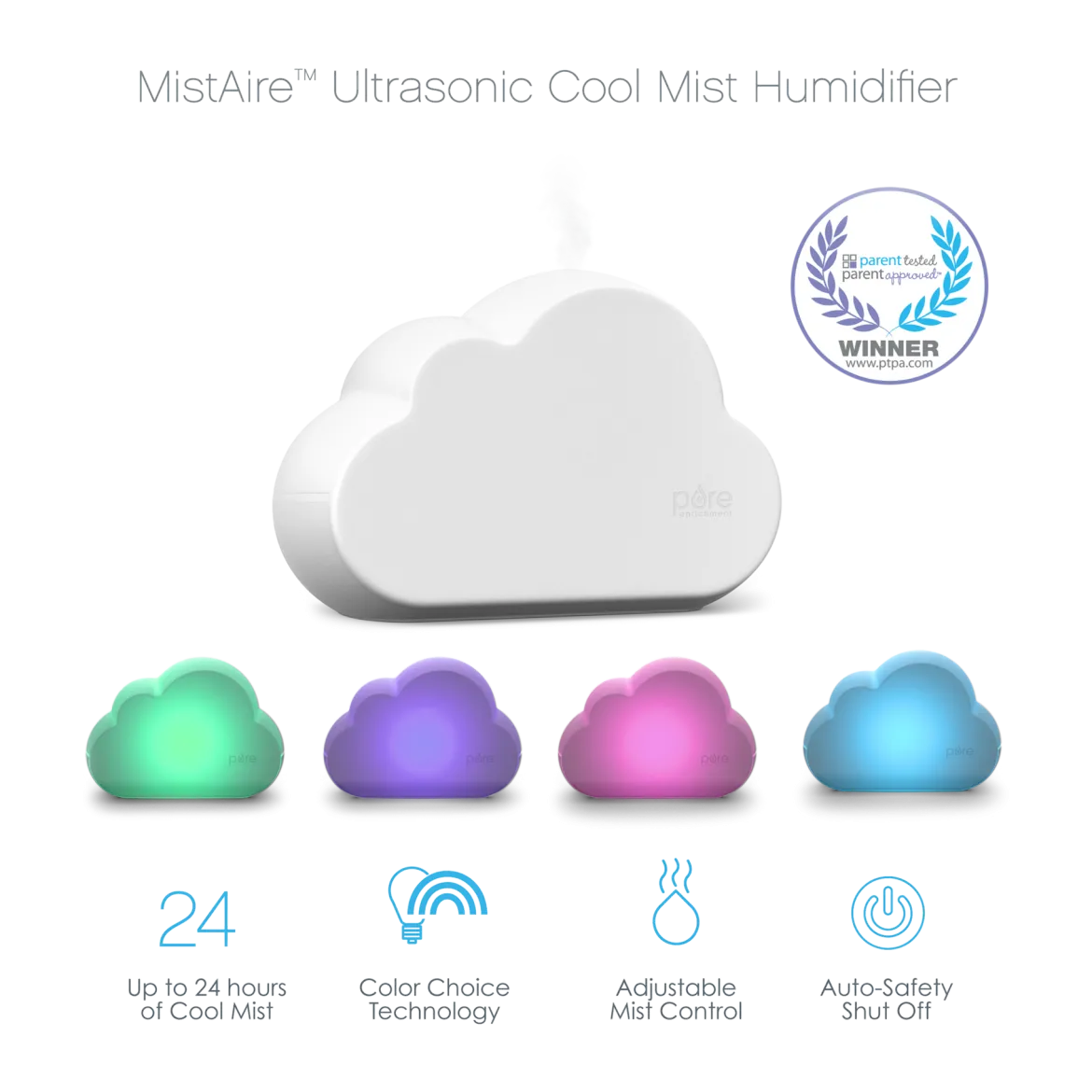 Baby Cloud Set Portable Sound Machine + Humidifier