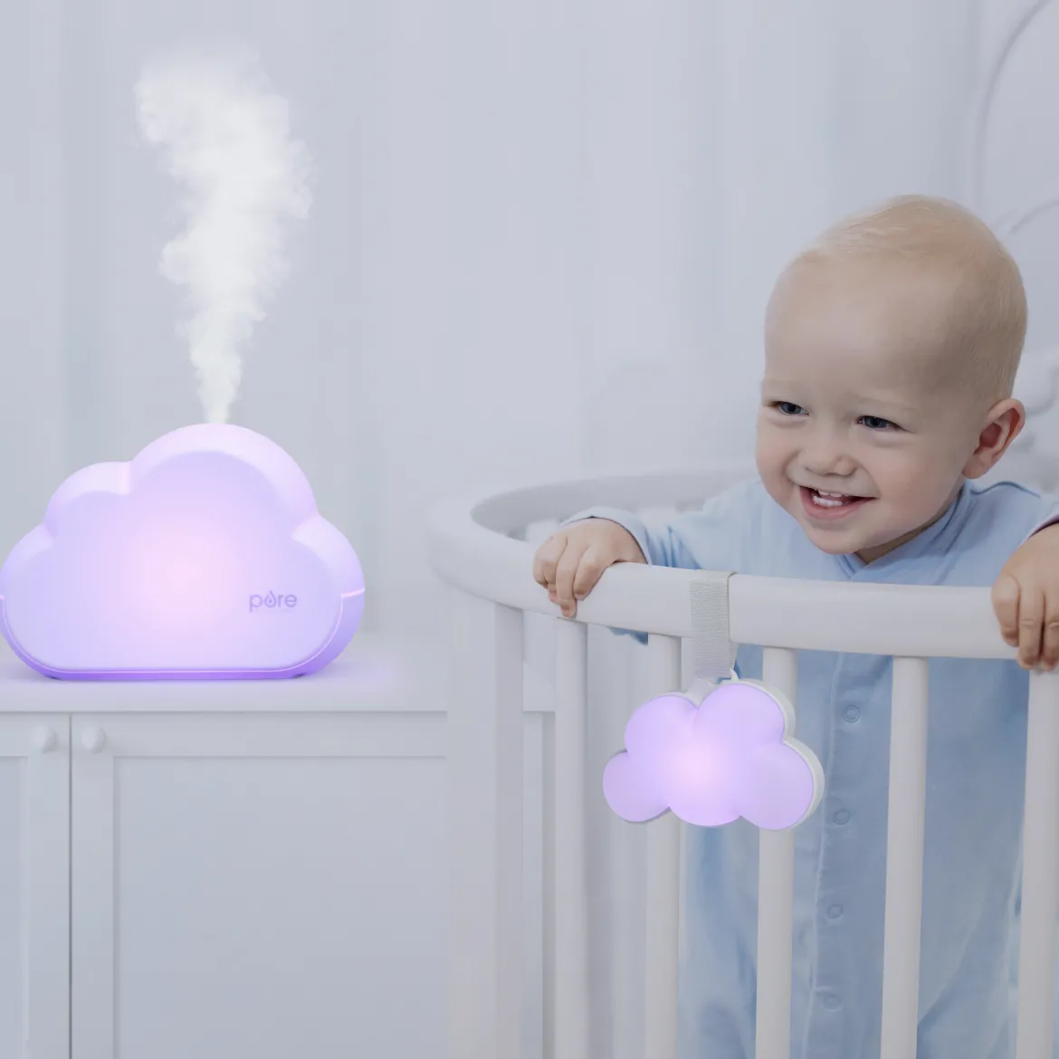 Baby Cloud Set Portable Sound Machine + Humidifier