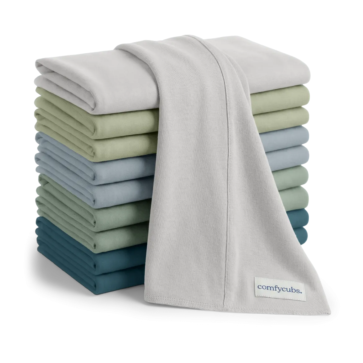 Baby Cotton Burp Cloths (10 Pack)