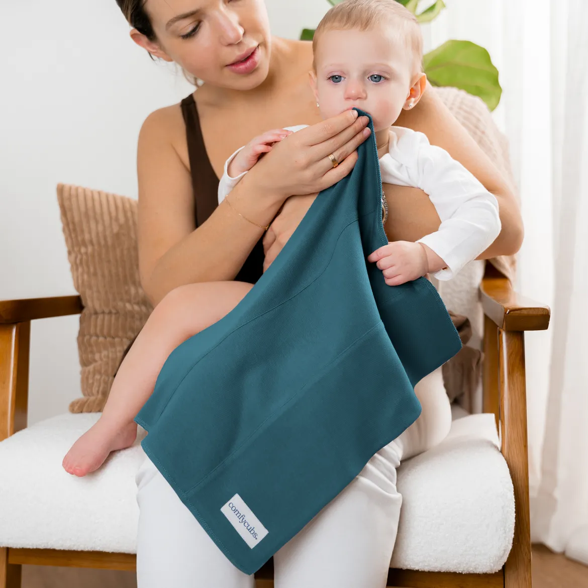 Baby Cotton Burp Cloths (10 Pack)