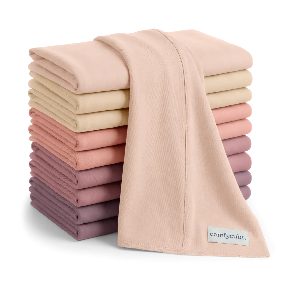 Baby Cotton Burp Cloths (10 Pack)