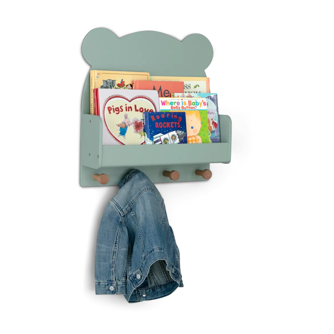 babyGap Brannan Bear Wall Shelf with 4 Hooks