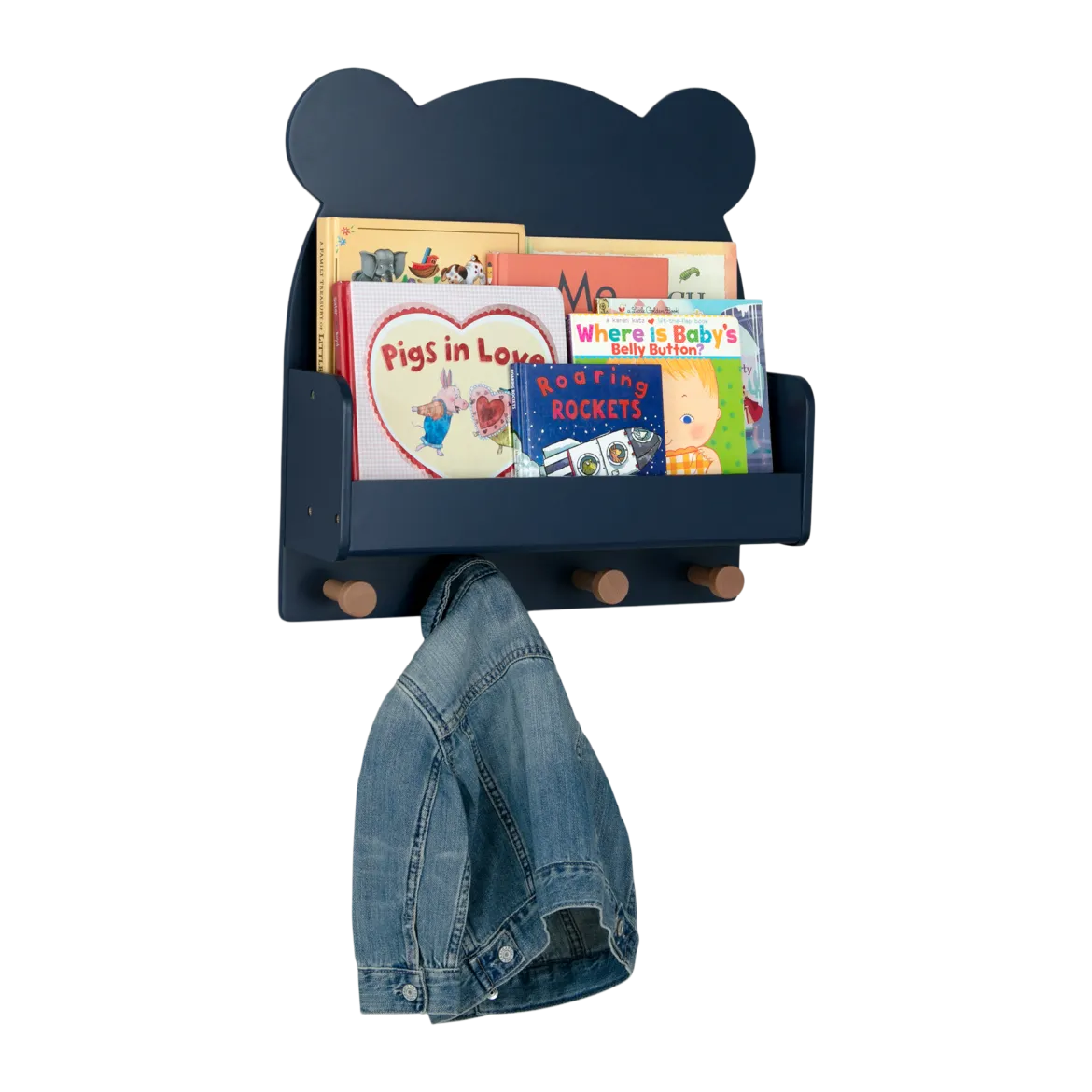 babyGap Brannan Bear Wall Shelf with 4 Hooks