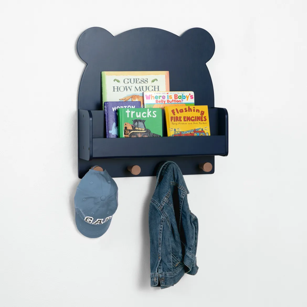 babyGap Brannan Bear Wall Shelf with 4 Hooks