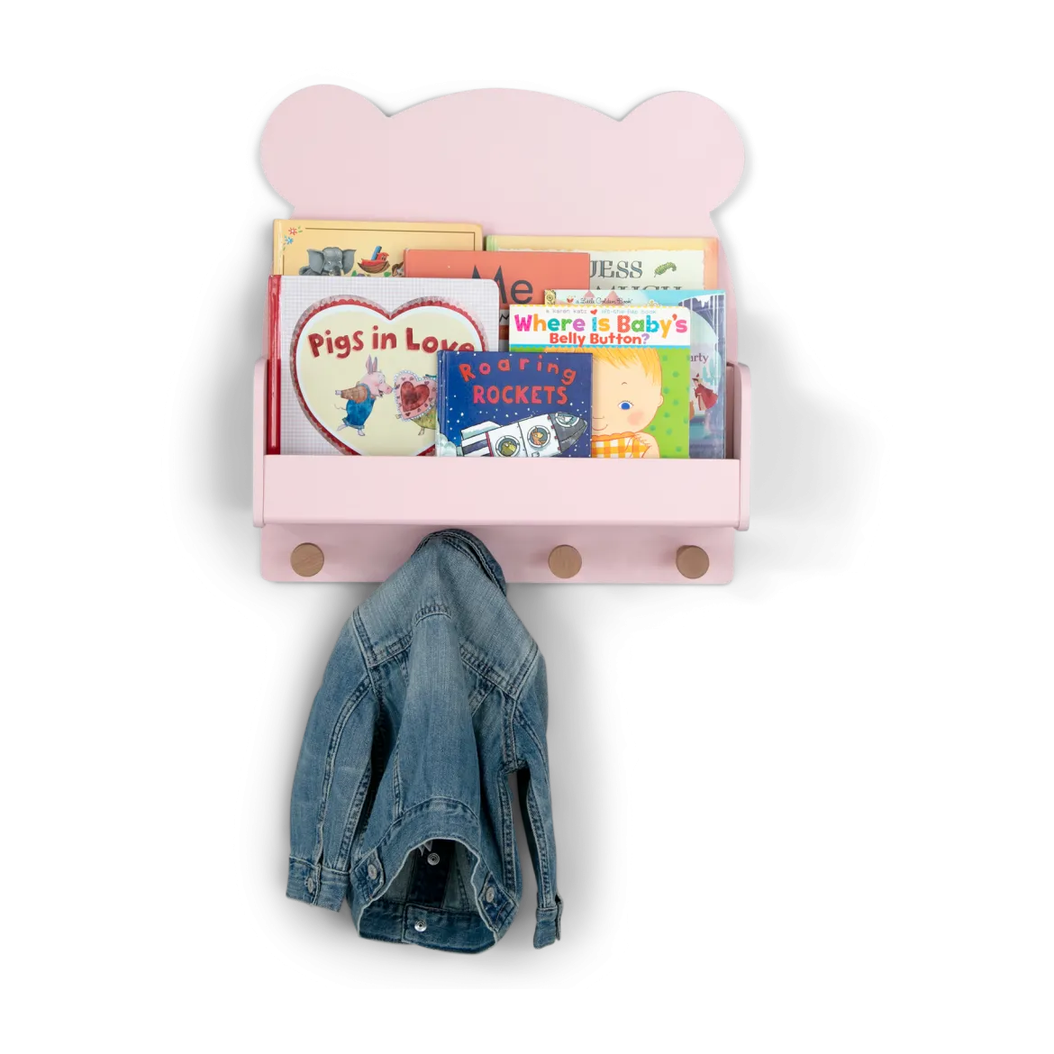 babyGap Brannan Bear Wall Shelf with 4 Hooks