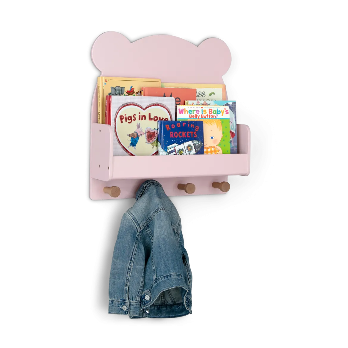 babyGap Brannan Bear Wall Shelf with 4 Hooks