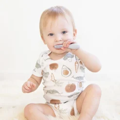 Baby-Led Toothbrush + Sensory Tongue Depressor Dual Pack