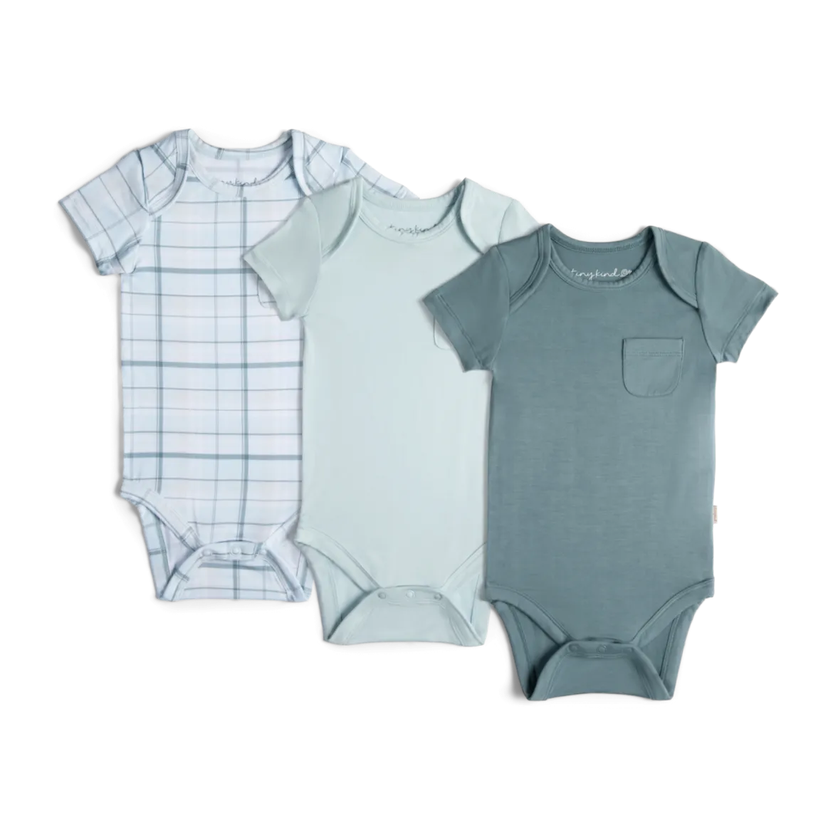 Bamboo Viscose Bodysuit with Pocket (3 Pack)