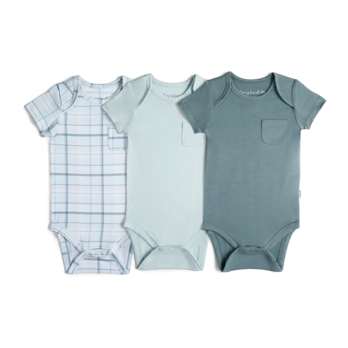Bamboo Viscose Bodysuit with Pocket (3 Pack)