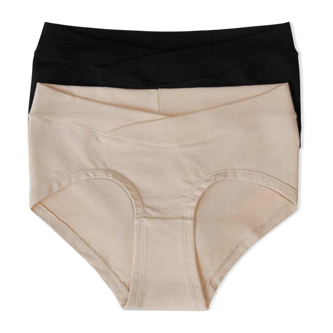 Bamboo Viscose Maternity Hipster Panties (2 Pack)