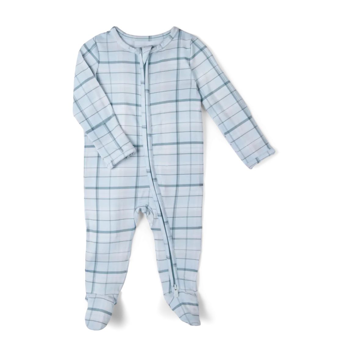 Bamboo Viscose Printed 2-Way Zip Footie