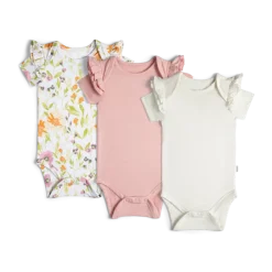 Bamboo Viscose Ruffle Bodysuit (3 Pack)