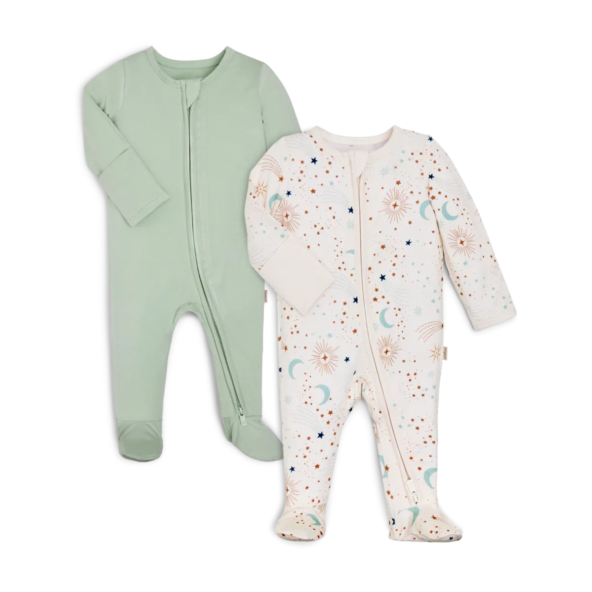 Bamboo Viscose Zipper Footie (2 Pack)