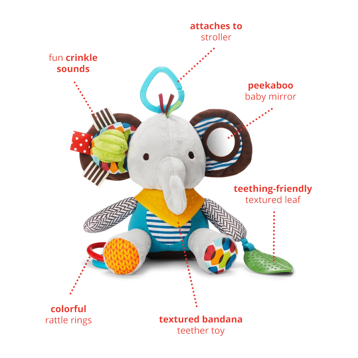 Bandana Buddies Stroller Toy