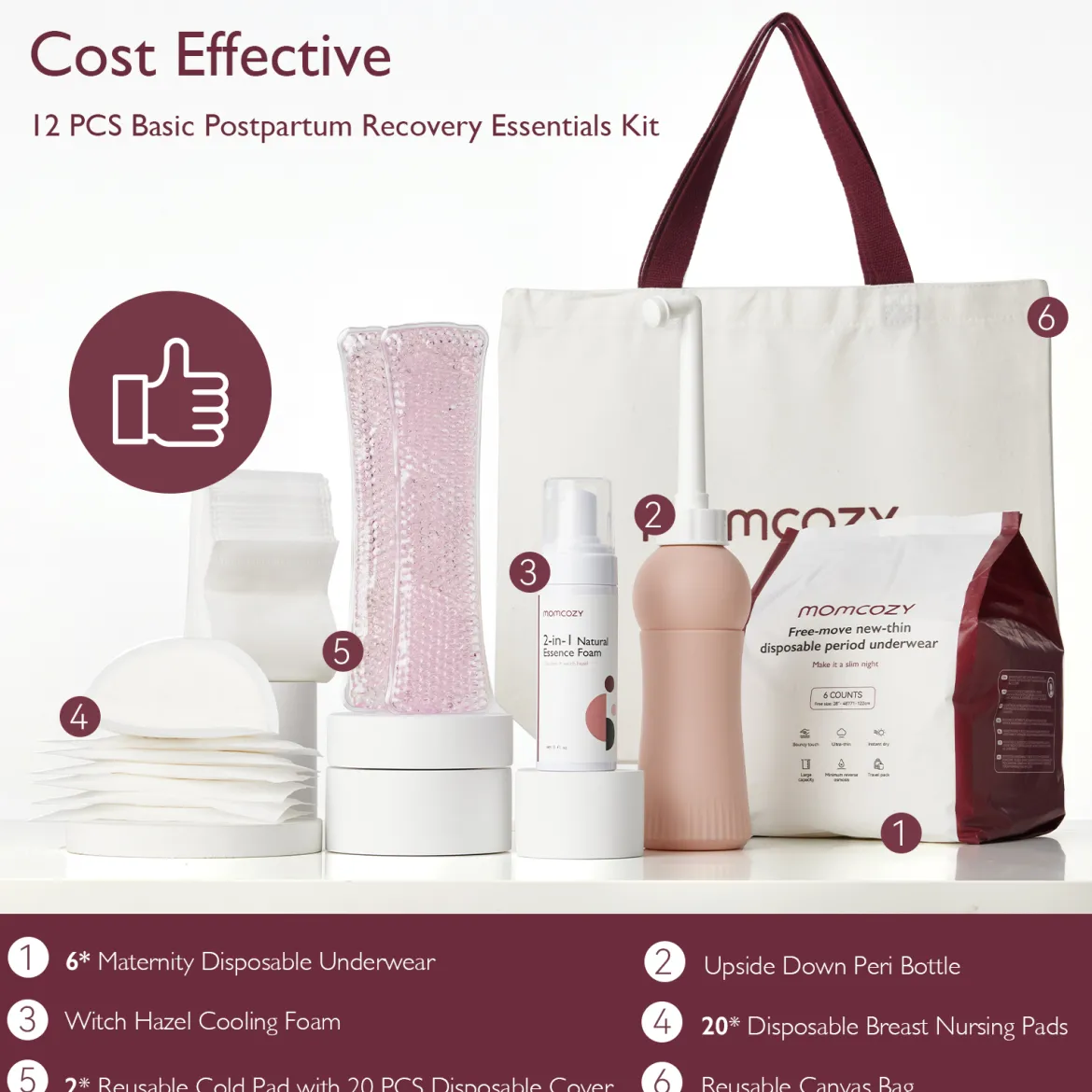 Basic Postpartum Recovery Essentials Kit