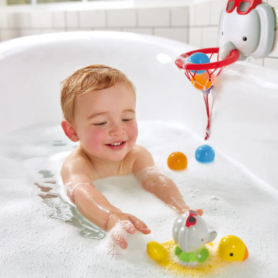 Bath Time Elephant Spin Splash 'n' Swim & Basketball Bundle