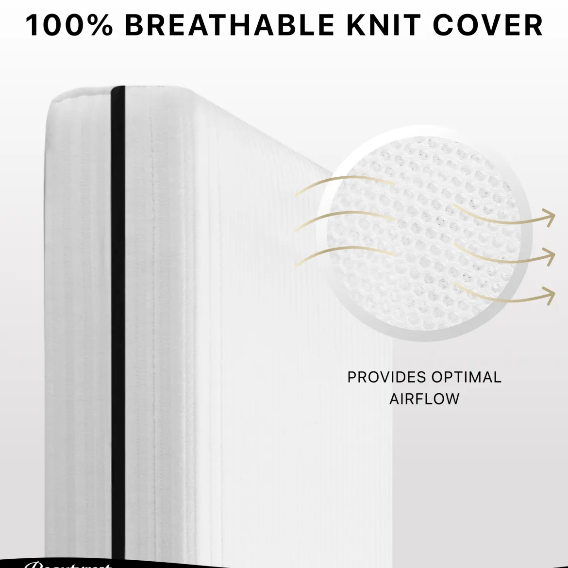 Beautyrest Black BreatheCool 2-Stage Crib and Toddler Mattress