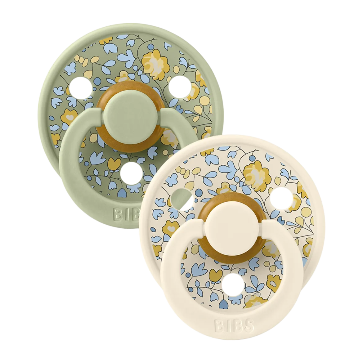 BIBS x LIBERTY Colour Natural Rubber Pacificier (2-pack)