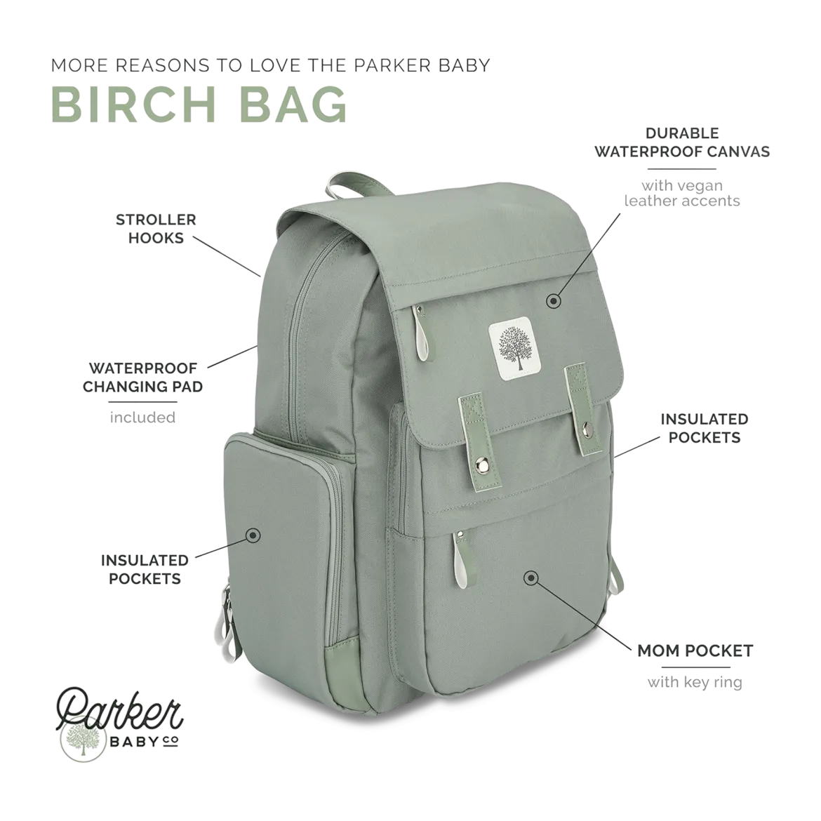 Birch Bag Diaper Backpack
