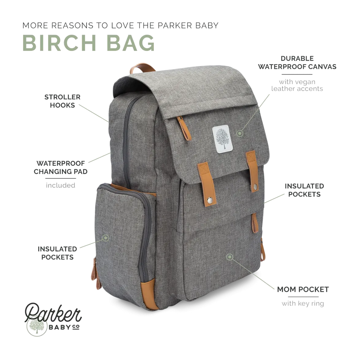 Birch Bag Diaper Backpack