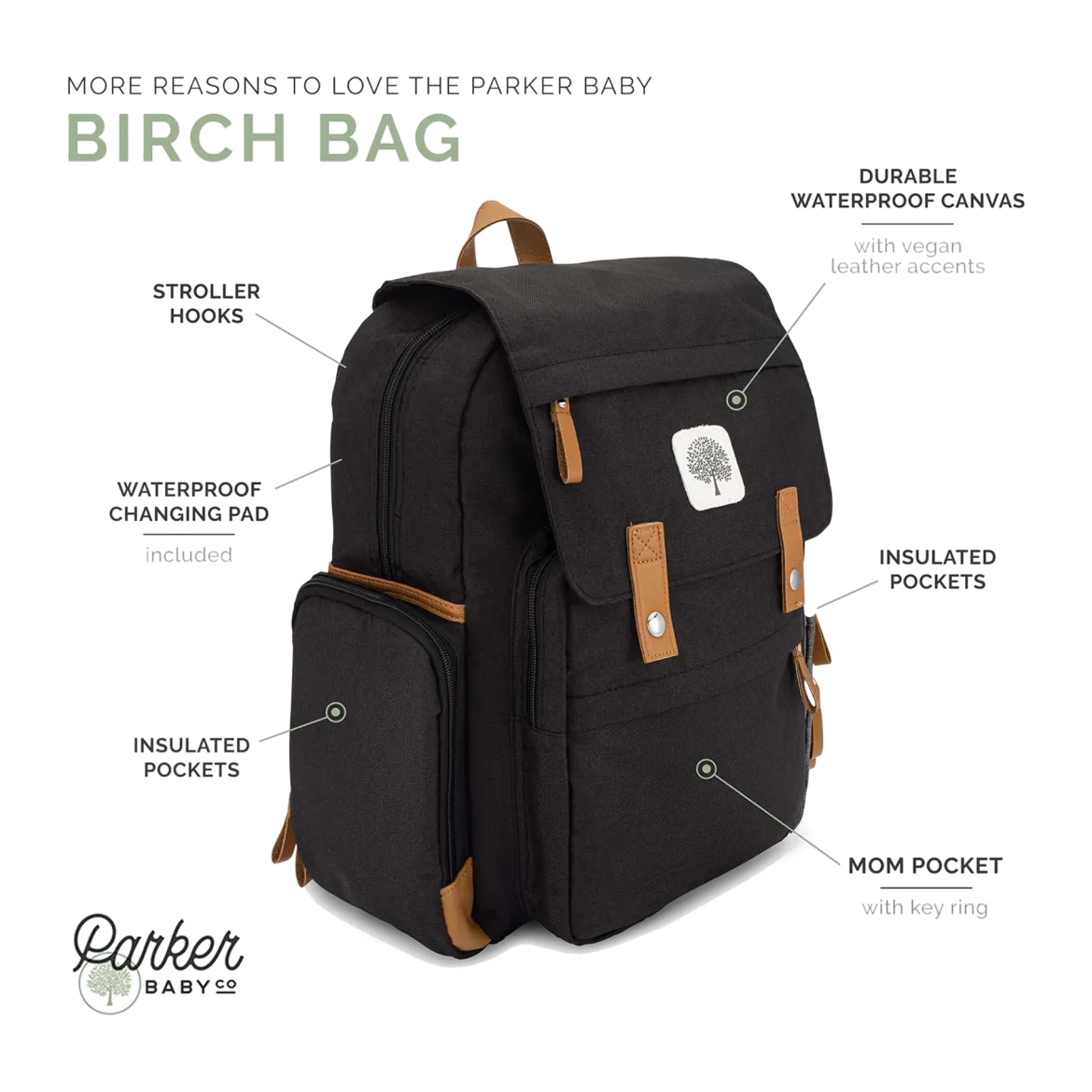 Birch Bag Diaper Backpack