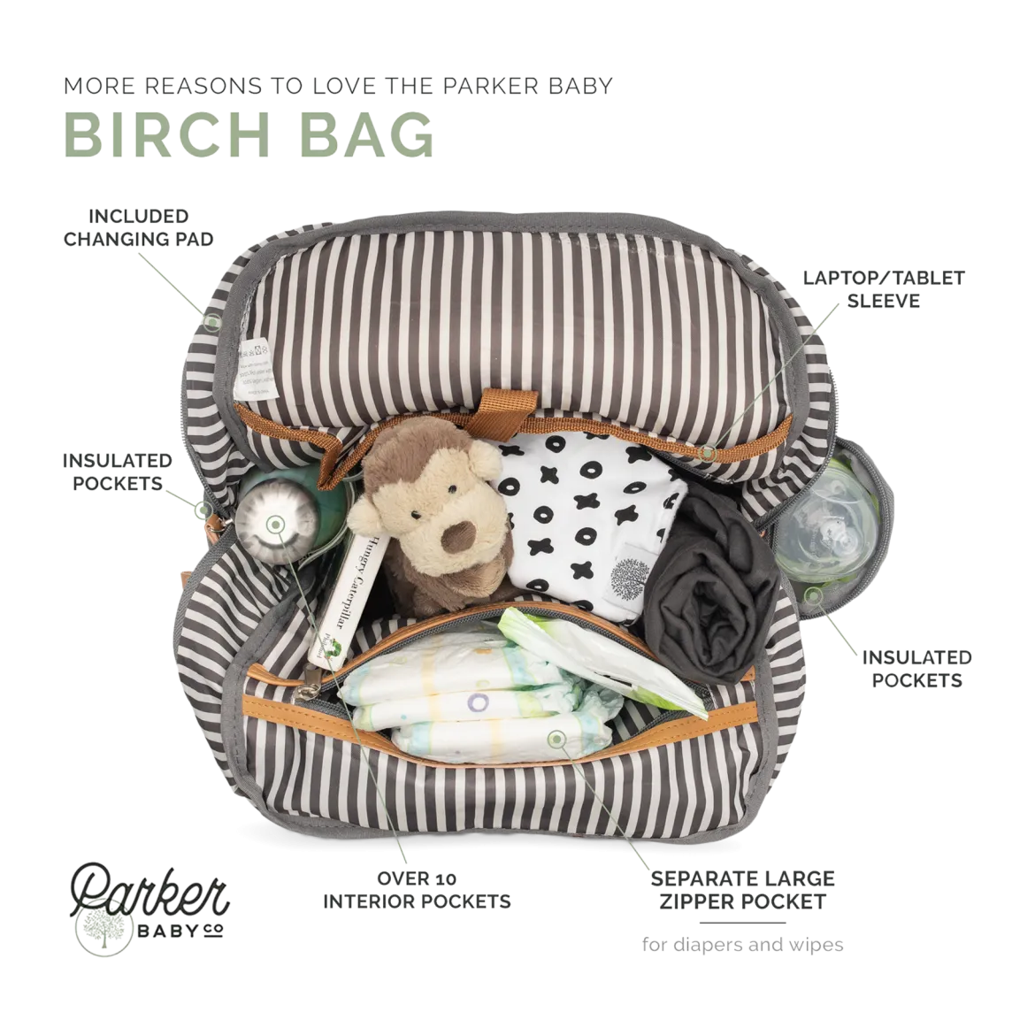 Birch Bag Diaper Backpack