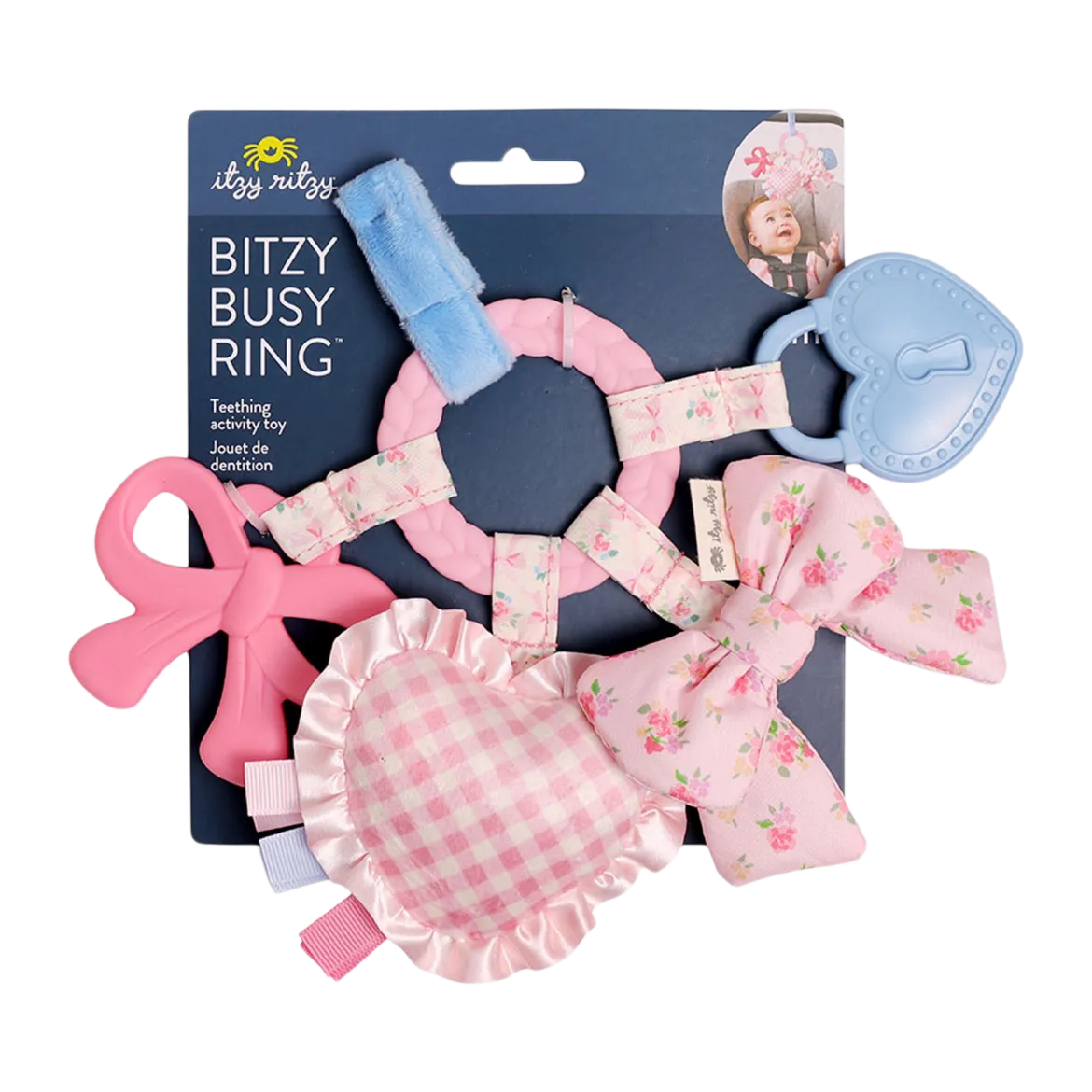 Bitzy Busy Ring Teething Activity Toy