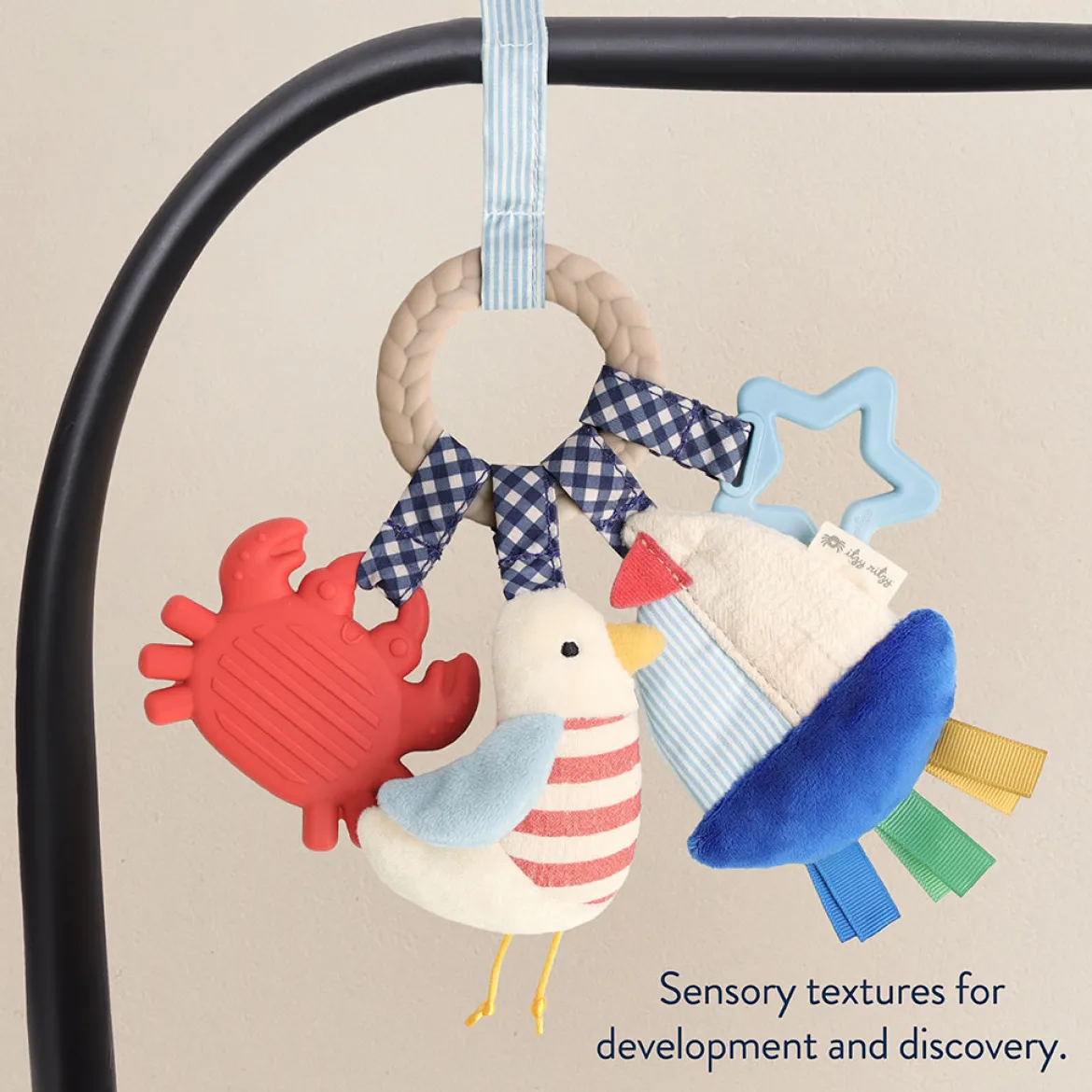 Bitzy Busy Ring Teething Activity Toy