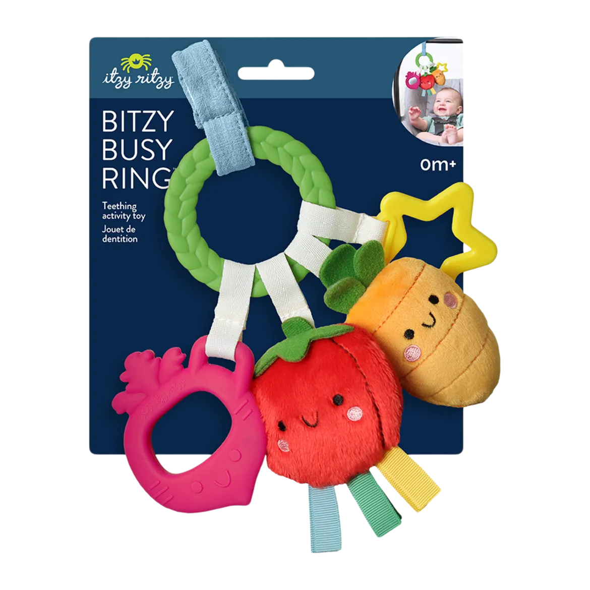 Bitzy Busy Ring Teething Activity Toy